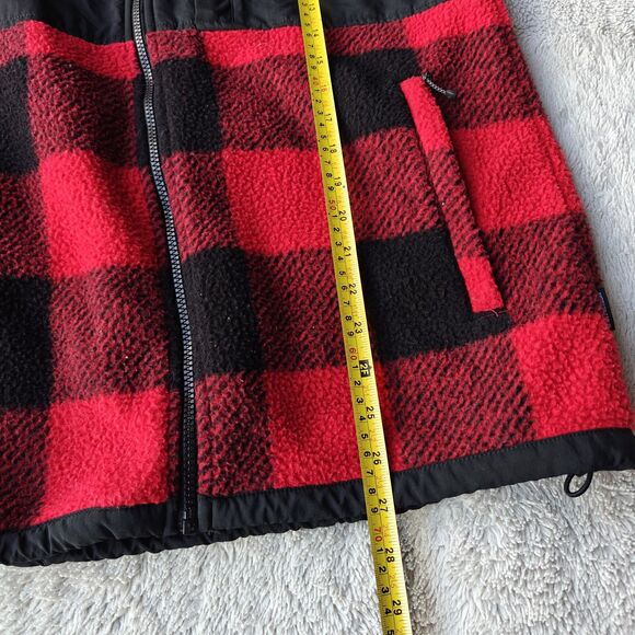 American Eagle Hooded Flannel Jacket Men's S Check Red Cabin Outdoor Lumberjack - Picture 7 of 9